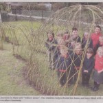 Ysgol Cillcennin School Living Willow Structure