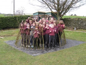 Ysgol Pontrhyfedigaif Living Willow Dome by Living Willow Wales